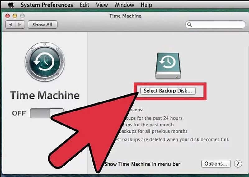 Sao lưu dữ liệu trước khi khôi phục cài đặt Macbook Air